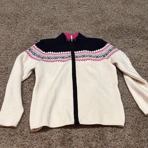 Dale of Norway Cream and Pink Sweater